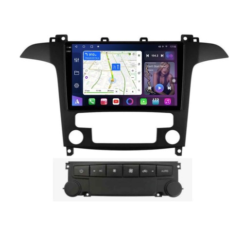 Магнитола Farcar BX3028M 360 (S500 PLUS) для Ford S-MAX 2006-2015 климат+кнопки (экран 2K) на Android 12.0