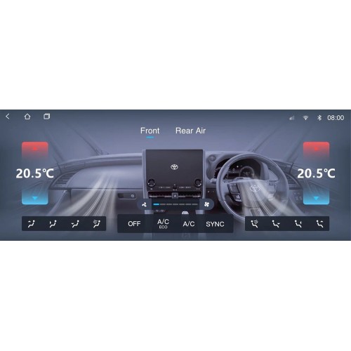 Штатная магнитола CarMedia ZH-T1401BL для Toyota Alphard III 2015-2019 на Android 12.0