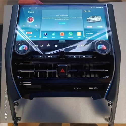 Штатная магнитола CarMedia ZH-T1401BL для Toyota Alphard III 2015-2019 на Android 12.0