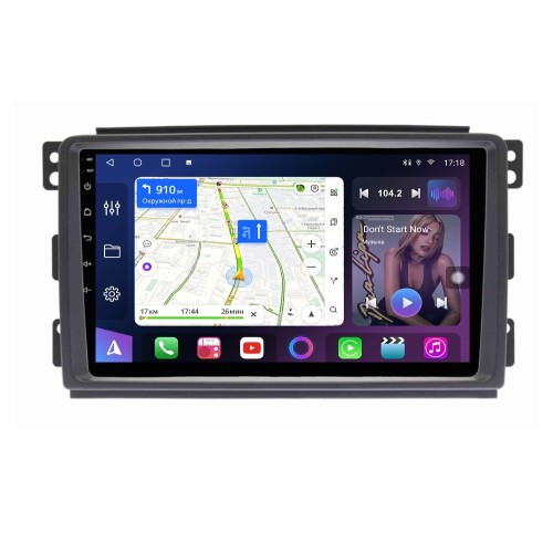 Магнитола Farcar HL1608M (S500 PLUS) для Mercedes Smart Fortwo II 2007-2015 на Android 12.0