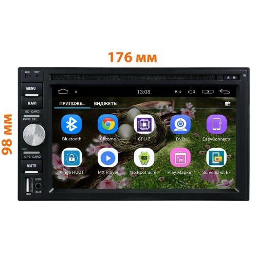 Штатная магнитола LeTrun 1958 Nissan Juke, Qashqai, Tiida, X-Trail, NP300, Pathfinder, Micra, Note на Android 5.1.1