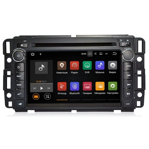 Автомагнитола LeTrun 1933 Chevrolet Tahoe III 2006-2014, Suburban XI 2006-2014 на Android 7.1.1