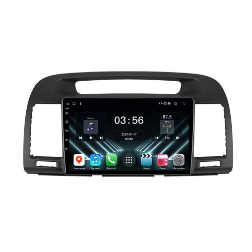 Штатная магнитола Farcar DX3020M для Toyota Camry V30 2001-2006 графит на Android 13.0