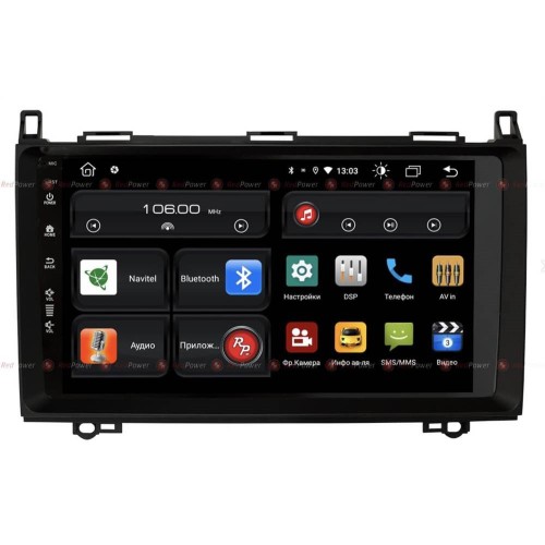 Штатная магнитола Redpower 61068M для Volkswagen Crafter на Android 10.0 (матовая рамка)