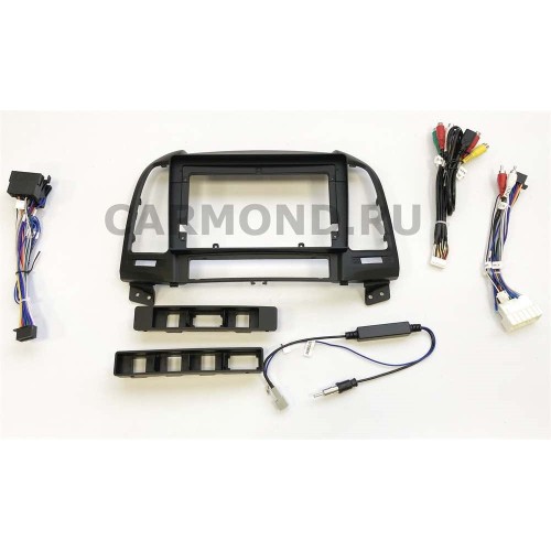 Магнитола Farcar XH008R (S400) (6/128ГБ) для Hyundai Santa Fe 2006-2012 на Android 10.0