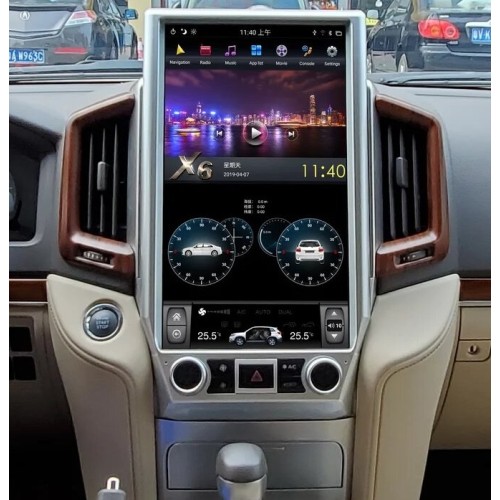 Магнитола Тесла CarMedia ZF-1829H-GE для Toyota Land Cruiser 200 2015-2021 на Android 13.0