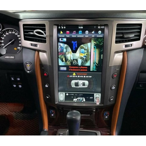 Магнитола Тесла CarMedia ZF-1819-GE Tesla-Style для Lexus LX 570 2007-2015 на Android 13.0