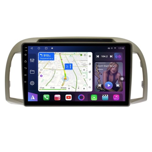 Магнитола Farcar XL3305M (S500 PLUS) (6/128ГБ) для Nissan Micra March K12 2002-2010 на Android 13.0