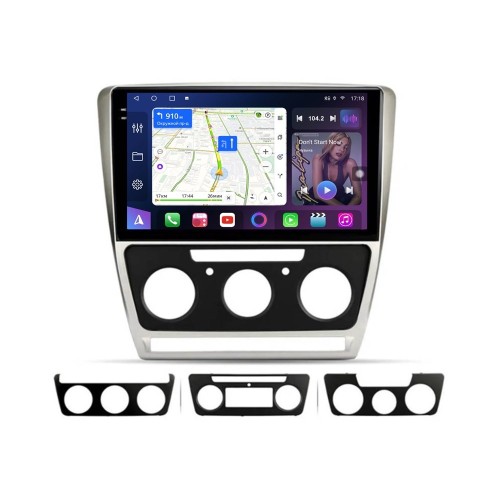 Магнитола Farcar GX005M (S500 PLUS) (6/128 ГБ) для Skoda Octavia II (A5) 2004-2013 (экран 2K) на Android 14.0