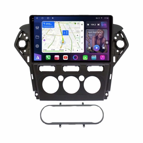 Магнитола Farcar GX1231M (S500 PLUS) (6/128 ГБ) для Ford Mondeo IV 2007-2010 черная (экран 2K) на Android 14.0