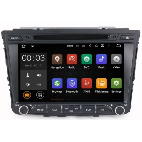 Parafar 4G/LTE для Hyundai Creta 2016-2017 с DVD на Android 7.1.1 (PF407D)