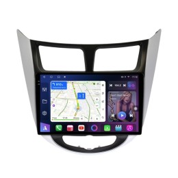 Магнитола Farcar GX067M (S500 PLUS) (6/128 ГБ) для Hyundai Solaris I 2011-2017 (экран 2K) на Android 14.0