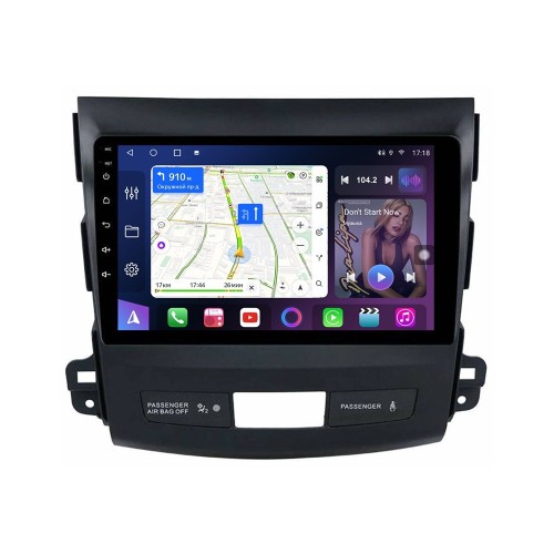 Магнитола Farcar XL056M (S500 PLUS) (6/128ГБ) для Mitsubishi Outlander XL 2006-2012 на Android 12.0