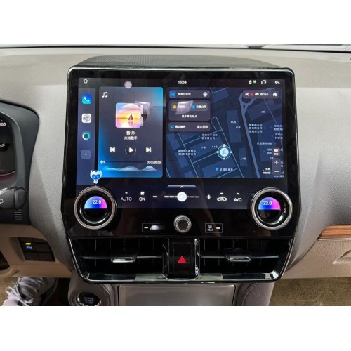 Штатная магнитола CarMedia HP-T1203-17 для Toyota Land Cruiser Prado 150 2017-2020 на Android 12.0