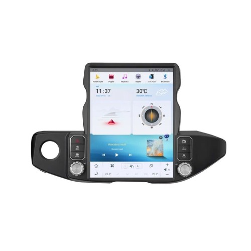 Магнитола Тесла CarMedia ZF-1315-GE Tesla-Style для Jeep Wrangler IV (JL) 2018-2021 на Android 13.0