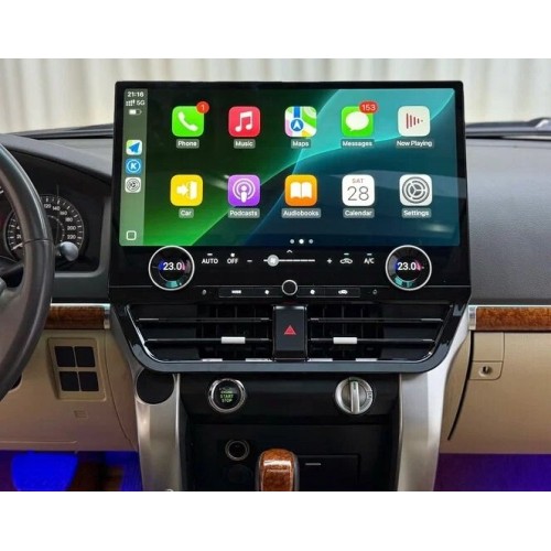 Магнитола Тесла CarMedia ZF-3038H-GE Tesla-Style для Toyota Land Cruiser 200 2007-2015 top на Android 13.0