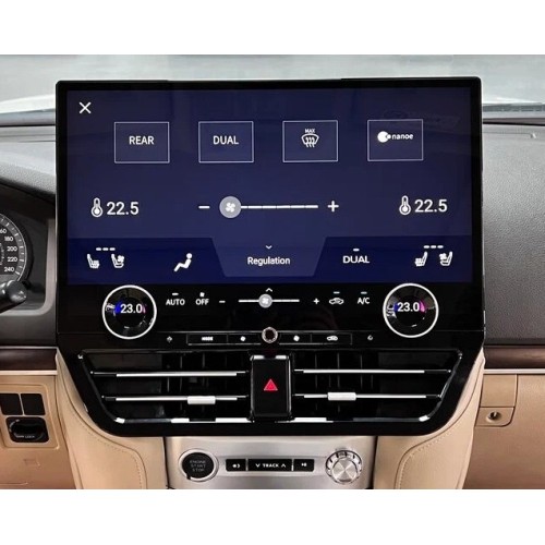 Магнитола Тесла CarMedia ZF-3033-GE Tesla-Style для Toyota Land Cruiser 200 2015-2021 top на Android 13.0