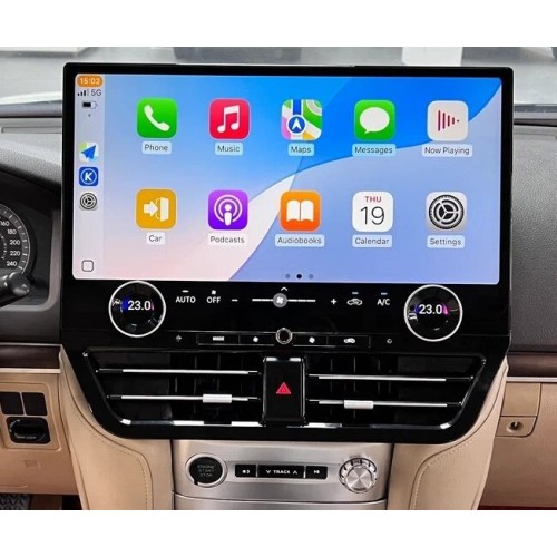 Магнитола Тесла CarMedia ZF-3033-GE Tesla-Style для Toyota Land Cruiser 200 2015-2021 top на Android 13.0