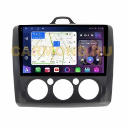 Магнитола Farcar BX004/3284M 360 (S500 PLUS) для Ford Focus, Mondeo, C-Max, Galaxy (кондиционер) черная (экран 2K) на Android 13.0