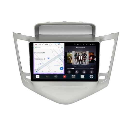 Автомагнитола RedPower 85045S 4/64 ГБ для Chevrolet Cruze I 2009-2012 серебро на Android 14.0