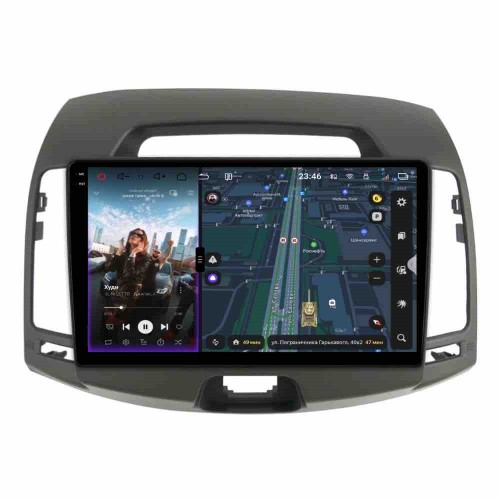 Автомагнитола RedPower 2K 85092G 4/64 ГБ для Hyundai Elantra HD 2006-2011 серая на Android 14.0