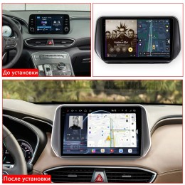 Автомагнитола RedPower 2K 85510 4/64 ГБ для Hyundai Santa Fe IV 2020-2023 на Android 14.0
