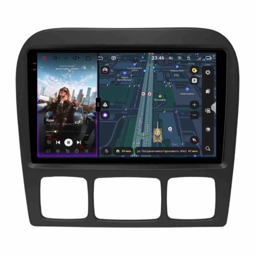 Автомагнитола RedPower 2K 85350 4/64 ГБ для Mercedes Benz S-class w220 1998-2005 черная на Android 14.0