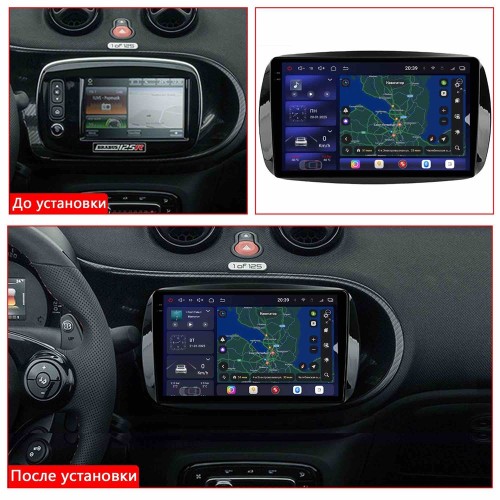 Автомагнитола RedPower 2K 85371 4/64 ГБ для Mercedes-Benz Smart 3 2014-2020 на Android 14.0
