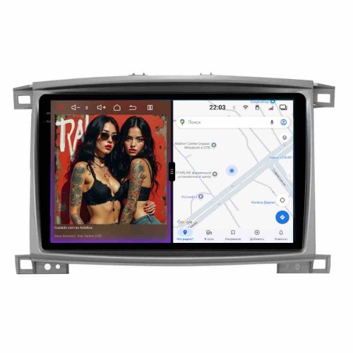 Автомагнитола RedPower 2K 85183 4/64 ГБ для Toyota Land Cruiser 100 2002-2007 на Android 14.0