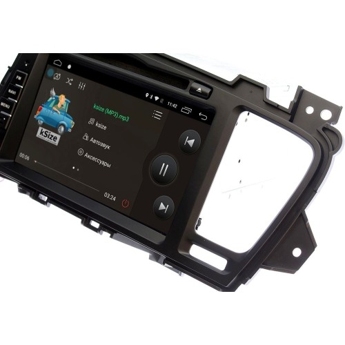 Штатная магнитола Ksize DVA-ZN7029 KIA Optima III 2010-2013, K5 2012 - 2014 Android 6.0.1