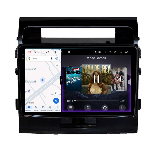 Автомагнитола RedPower 2K 85200M 4/64 ГБ для Toyota Land Cruiser 200 2007-2015 матовая на Android 14.0