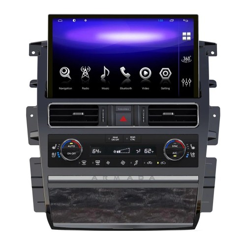 Штатная магнитола CarMedia ZH-N1301 для Nissan Patrol 2010+ high на Android 10.0