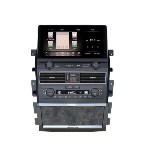 Штатная магнитола CarMedia ZH-N1401 для Nissan Patrol 2010+ high на Android 12.0