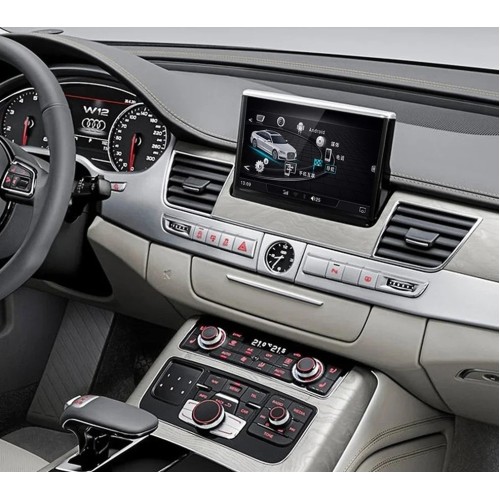 Штатная магнитола CarMedia MRW-1801B для Audi A8 D4 2016-2018 на Android 10.0