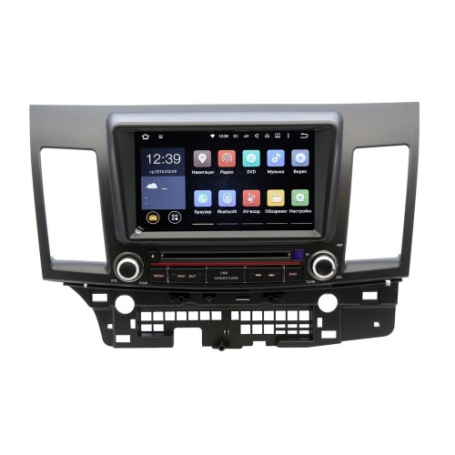 Штатная магнитола Ksize DVA-ZN7045 Mitsubishi Lancer 2008+ Android 5.1.1