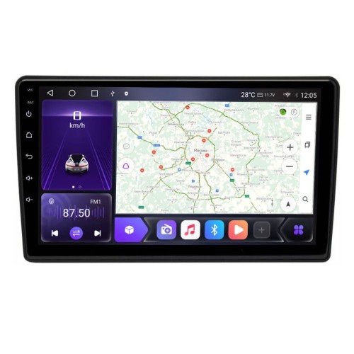 Универсальная магнитола 2 DIN CarMedia OL-9009-RP 9 дюймов на Android 13.0