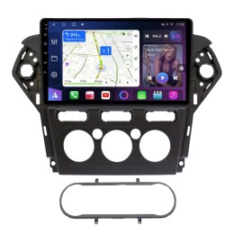 Магнитола Farcar HL1231M черная (S500 PLUS) для Ford Mondeo IV 2007-2010 под кондиционер на Android 13.0