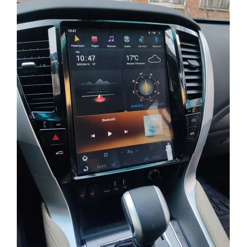 Магнитола Тесла CarMedia ZF-1286-GE Tesla-Style для Mitsubishi Pajero Sport 2020+ на Android 13.0