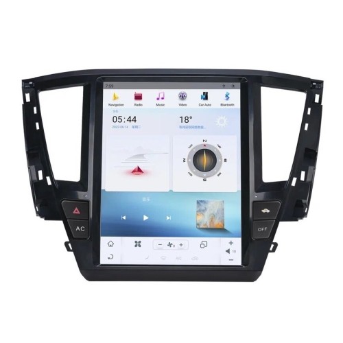 Магнитола Тесла CarMedia ZF-1286-GE Tesla-Style для Mitsubishi Pajero Sport 2020+ на Android 13.0