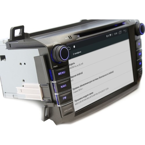 Штатная магнитола Ksize DVA-ZN7072 Toyota RAV4 2013+ Android 6.0.1