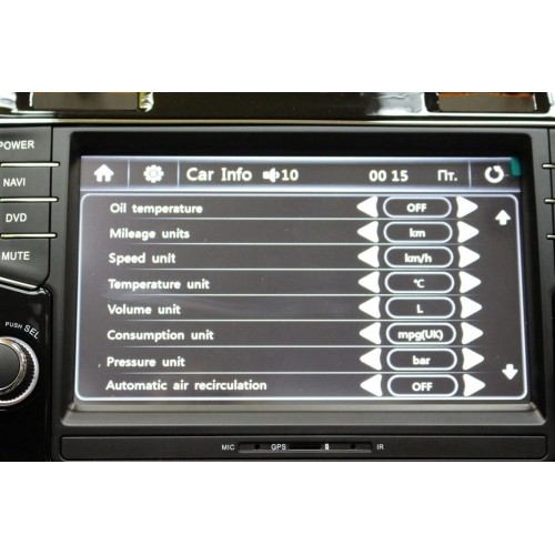 Штатная магнитола Ksize DV-8518A Volkswagen Golf 7 (нет TV)