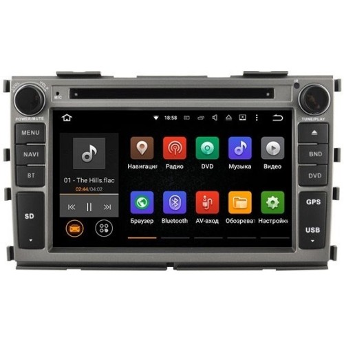 Штатная магнитола Ksize DVA-ZN7027 для Kia Cerato, Forte 2009-2013 на Android 6.0