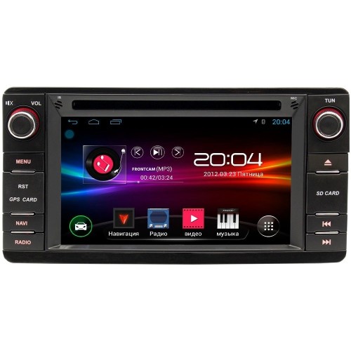 Штатная магнитола Ksize DVA-ZN7046L для Mitsubishi ASX 2013+, Lancer 2013+, Outlander III 2013-2020, Pajero Sport 2014+, L200 2015+, Pajero 4 2014+ на Android 4.2.2