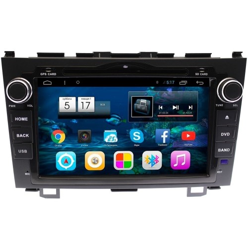Штатная магнитола Ksize DVA-VS8A001MD для Honda CR-V 2007-2012 на Android 6.0.1