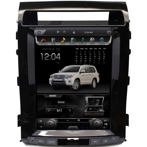 Штатная магнитола Ksize DVA-WL8053 для Toyota Land Cruiser 2013-2015 на Android 4.4.4