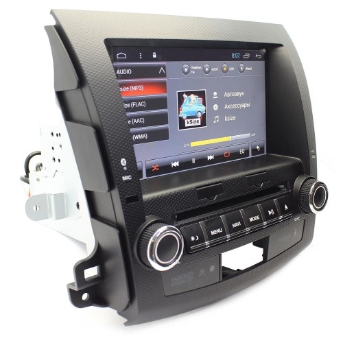 Штатная магнитола Ksize DVA-PH6958 для Peugeot 4007 2007-2012 на Android 6.0.1