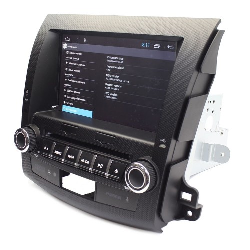 Штатная магнитола Ksize DVA-PH6958 для Peugeot 4007 2007-2012 на Android 6.0.1