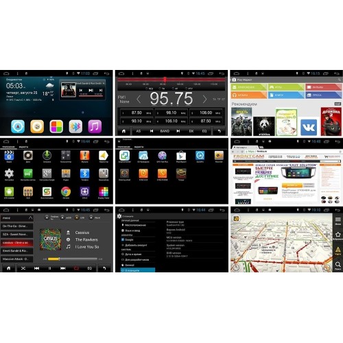 Штатная магнитола Ksize DVA-PH6958 для Peugeot 4007 2007-2012 на Android 6.0.1