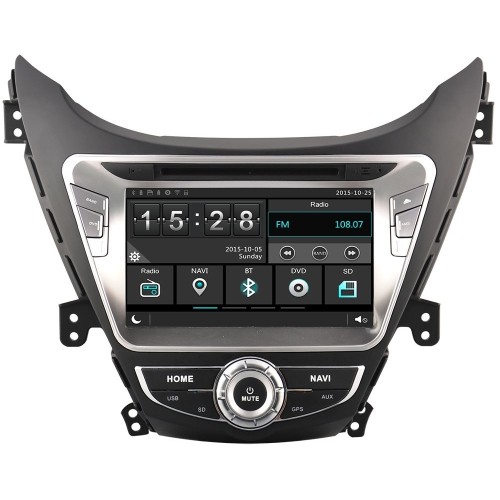 Штатная магнитола Ksize W2-E8258Y для Hyundai Elantra, Avante 2010-2014