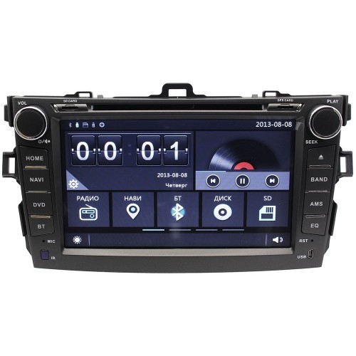 Штатная магнитола Ksize W2-E8124T для Toyota Corolla 2007-2012